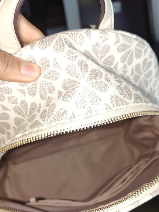 kate spade Cream Floral-Print Mini Backpack main image 6